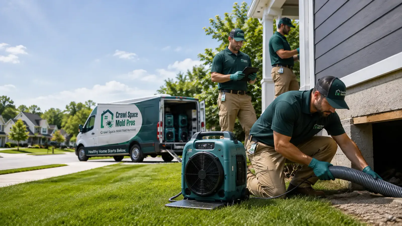Crawl Space Mold Removal in Denton, NC